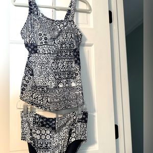 Grecian style two piece bathing suit